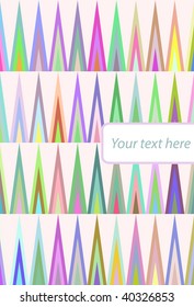 Abstract vector colorful cover