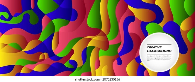 Resumen del fondo colorido del fluido vectorial para banner, promoción de ventas, presentación de negocios y diseño de sitios web