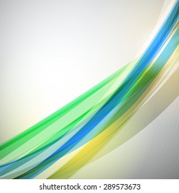 Abstract Vector Colorful Futuristic Wave Background. EPS10
