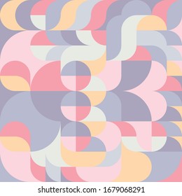 Abstract vector colorful geometric harmonic wave background