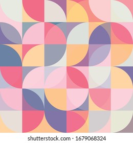 Abstract vector colorful geometric harmonic wave background