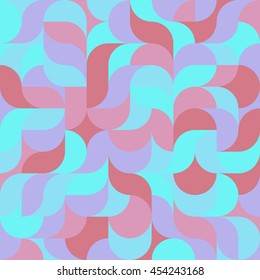 Abstract vector colorful geometric harmonic wave background in modern style for a flat pattern design booklet, folder, or for decoration and background