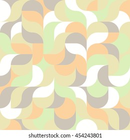 Abstract vector colorful geometric harmonic wave background in modern style for a flat pattern design booklet, folder, or for decoration and background