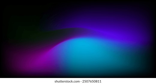 abstract vector colorful gradient background with flowing purple, blue, and teal colors blending smoothly on a dark backdrop