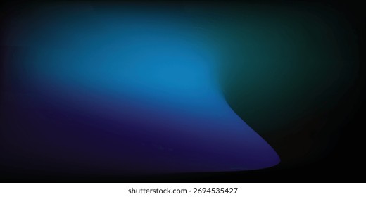 vetor abstrato fundo gradiente colorido com fluxo roxo, azul e azul, e cores azul, misturando suavemente em um fundo escuro, Eps10