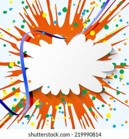 Abstract vector colorful holiday background. 