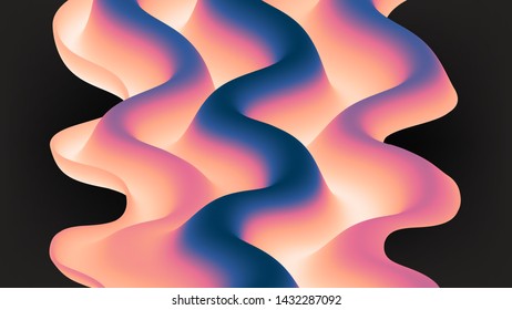 Abstract vector colorful liquid background