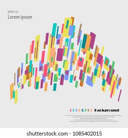 Abstract vector of colorful modern background. Designing for cute presentation. Illustration vector eps10