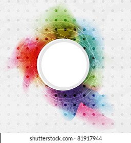 Abstract vector colorful mosaic background