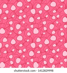 Abstract vector colorful seamless pattern. Retro hand drawn abstract organic pattern for textile, wrapping paper, prints, fabric, wallpaper, web etc.