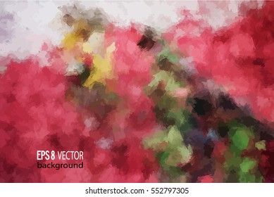 Abstract vector colorful watercolor for background