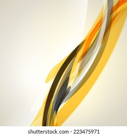 Abstract vector colorful wave background. Futuristic technology design