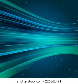 Abstract vector colorful wave background. Futuristic technology design