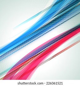 Abstract vector colorful wave background. Futuristic technology design
