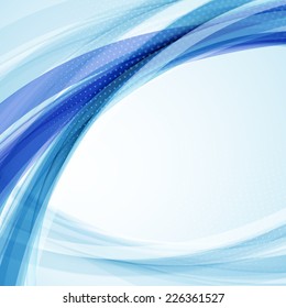 Abstract vector colorful wave background. Futuristic technology design