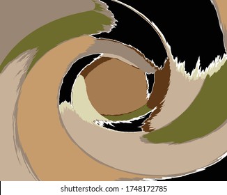  Resumen de líneas de onda coloridas vectoriales aisladas en fondo blanco para elementos de diseño en tecnología, moderno