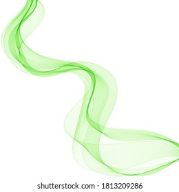 Abstract vector colorful wave lines yа white background. Modern design elements