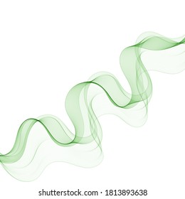 Resumen vectorial de líneas de onda coloridas por а fondo blanco. Elementos de diseño modernos