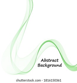 Abstract vector colorful wave lines yа white background. Modern design elements