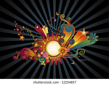 abstract vector composition