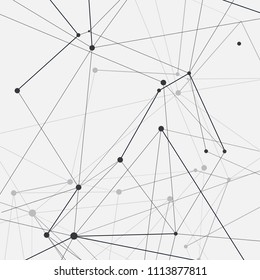 Abstract vector connected structure molecule medicine, science technology and chemistry illustration.