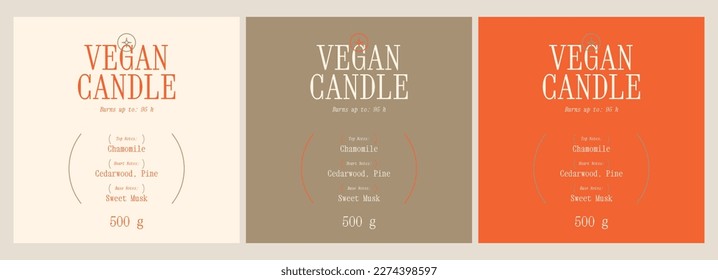 Abstract vector cosmetics printable label design template for branding packaging design
