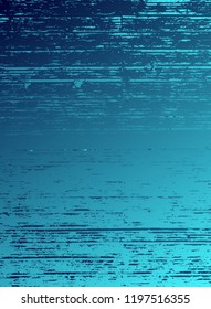 Abstract vector cosmic psychedelic blue and turquoise gradient background. Fractal shiny elements. Particle compounds.
