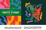 Abstract Vector Couple Dancers Silhouette. Salsa and Kizomba Dance People Illustration