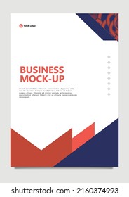 Abstract vector cover with 3d liquid pattern and triangles. Suitable for business, company, corporation, institution, office, government board, and organization.