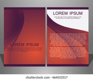 Abstract vector cover design
