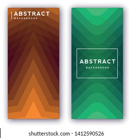 Abstract vector cover design template. Geometric gradient background. Vector templates for banners, flyers, brochure. Stories template. Smartphone screen.