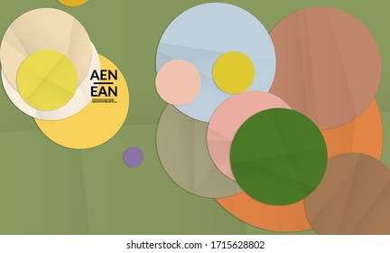 Abstract vector cover template with folded paper overlapping geometric shapes. Environmental design with cut out geometric objects made of recycled reused paper. Top view geometric pattern.