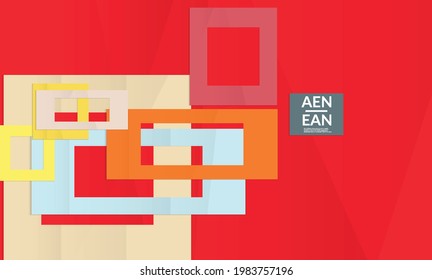Abstract vector cover template with folded paper overlapping geometric shapes. Environmental design with cut out geometric objects made of recycled reused paper. Top view geometric pattern.