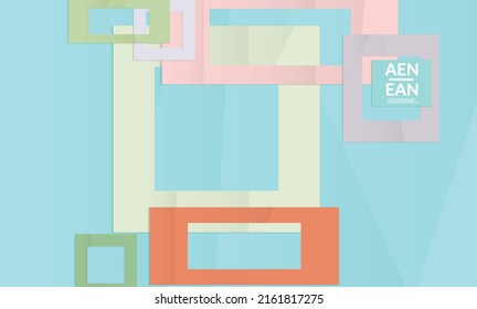Plantilla de cubierta vectorial abstracta con formas geométricas solapadas de papel doblado. Diseño ambiental con objetos geométricos cortados hechos de papel reciclado reutilizado. Patrón geométrico de vista superior.