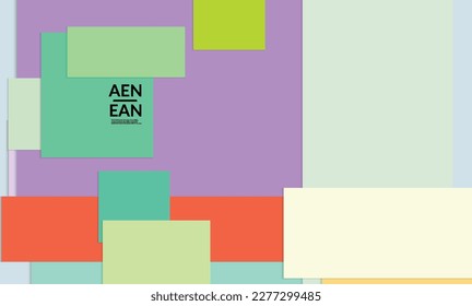 Abstract vector cover template with paper cut overlapping rectangles squares. Vintage art design poster for marketing technology of saving nature recycling paper using renewable resources