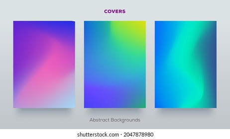 Diseño de cubiertas de vector abstracto. Fondo mínimo de color.