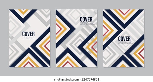 Abstract vector covers design template. white background geometric pattern triangle shape. cover template for annual report, magazine, booklet, proposal, portofolio, brochure, poster.
