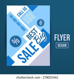 Abstract Vector Creative Sale Flyers, can be used as poster or banner design. For shopping.