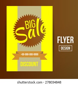 Abstract Vector Creative Sale Flyers, can be used as poster or banner design. For shopping.