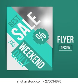 Abstract Vector Creative Sale Flyers, can be used as poster or banner design. For shopping.