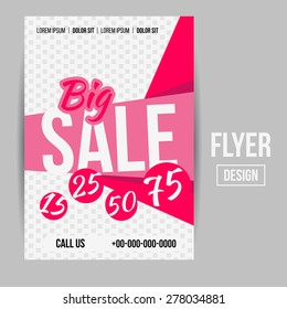 Abstract Vector Creative Sale Flyers, can be used as poster or banner design. For shopping.
