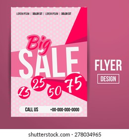 Abstract Vector Creative Sale Flyers, can be used as poster or banner design. For shopping.