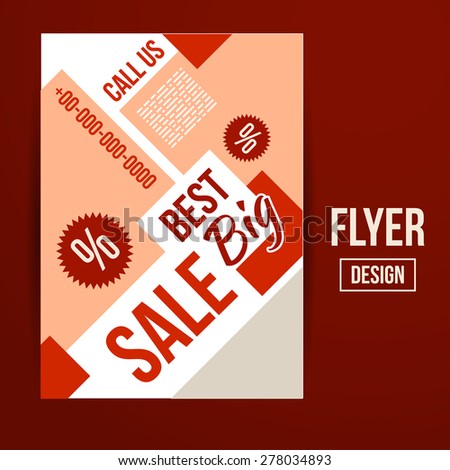 abstract vector creative sale flyers can stock vector royalty free
