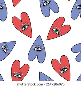 Abstract vector creative seamless funny pattern. Colorful background for printing brochure, poster, card, print, textile, magazines, sport wear. Modern trendy design. 