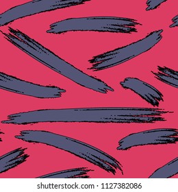 Abstract vector creative seamless pattern with brush strokes. Colorful background for printing brochure, poster, card, print, textile,magazines, sport wear. Modern trendy design.