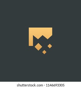 Abstract vector crown logo vector design. Sign for beauty salon, elite accessories, jewelry, hotels, spa, wedding. Vintage decorative icon queen, king, princess. Abstract sign, vector logotype.