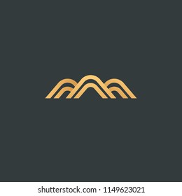 Abstract vector crown logo vector design. Sign for beauty salon, elite accessories, jewelry, hotels, spa, wedding. Vintage decorative icon queen, king, princess. Abstract sign, vector logotype.