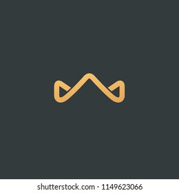 Abstract vector crown logo vector design. Sign for beauty salon, elite accessories, jewelry, hotels, spa, wedding. Vintage decorative icon queen, king, princess. Abstract sign, vector logotype.