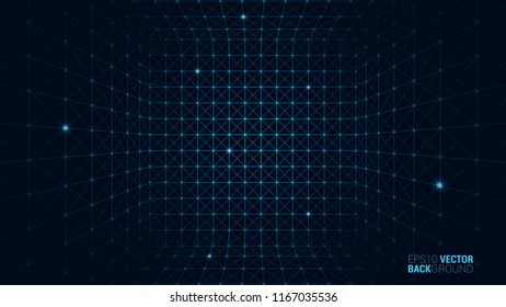 Abstract vector cube