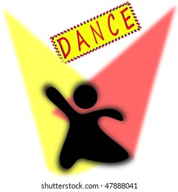 abstract vector dancer